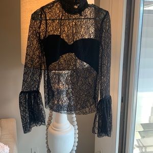 Zara lace shirt